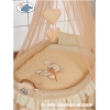 4 pcs Ensemble Linge pour Berceau de Bébé