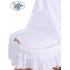 4 pcs Ensemble Linge pour Berceau de Bébé Charlotte  Blanc
