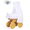 4 pcs Ensemble Linge pour Berceau de Bébé Charlotte  Blanc