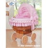4 pcs Ensemble Linge pour Berceau de Bébé Rose
