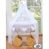 4 pcs Ensemble pour Berceau de Bébé