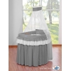 4 pcs Ensemble pour Berceau de Bébé Anthracite