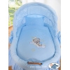 4 pcs Ensemble pour Berceau de Bébé Bleu