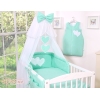 5 pcs Ensemble Housses de couette et d'oreiller pour lit bébé 120x60 140x70cm