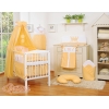 7pcs Ensemble Linge Ciel Tour de Lit Bébé Pêche Prince / Princess
