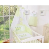 7pcs Ensemble Linge Ciel Tour de Lit Bébé Vert Prince / Princess
