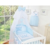 7pcs Ensemble Lit Bébé Ciel Tour de Lit Bleu Prince / Princess
