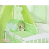 7pcs Ensemble Lit Bébé Ciel Tour de Lit Vert Cœurs