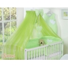 7pcs Ensemble Lit Bébé Ciel Tour de Lit Vert Cœurs