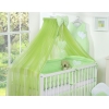 7pcs Ensemble Lit Bébé Ciel Tour de Lit Vert Cœurs
