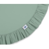 Baldaquin Suspendu Dôme Au Dessus Du Lit de Bébé avec Tapis Blanc Vert