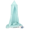 Baldaquin Suspendu + Nid à Volants + Oreillers Menthe