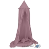 Baldaquin Suspendu + Nid à Volants + Oreillers Violet Pastel