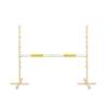 Barre d'obstacle HOBBY HORSE 160 cm X 120 cm  Jaune