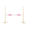 Barre d'obstacle HOBBY HORSE 160 cm X 120 cm  Rose