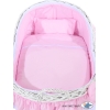 Berceau avec Capote Rose Carina pour Fille