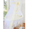 Berceau Bébé Deluxe à Ciel et Textile Crème Amelie