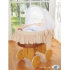 Berceau en Osier avec Capote - Beige Hiboux