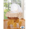 Berceau en Osier avec Capote - Beige Hiboux