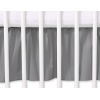 Cache-sommier 140x70 cm Anthracite Cœurs