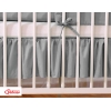 Cache-sommier 140x70 cm Anthracite Cœurs