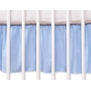 Cache-sommier Décoratif pour Berceau 120x60 cm - Hanging Hearts Bleu Cœurs