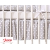 Cache-sommier Décoratif pour Berceau 120x60 cm - Hanging Hearts Gris à Pois Cœurs
