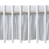 Cache-sommier Décoratif pour Berceau 120x60 cm - Hanging Hearts Gris Cœurs