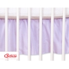 Cache-sommier Décoratif pour Berceau 120x60 cm - Hanging Hearts Lila Cœurs