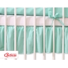 Cache-sommier Décoratif pour Berceau 120x60 cm - Hanging Hearts Menthe Cœurs