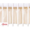 Cache-sommier Décoratif pour  Lit Bébé 70x140 cm Crème Cœurs