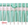 Cache-sommier Décoratif pour  Lit Bébé 70x140 cm Menthe à Pois Cœurs