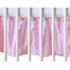 Cache-sommier Décoratif pour  Lit Bébé 70x140 cm Rose à Pois Cœurs