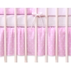 Cache-sommier Décoratif pour  Lit Bébé 70x140 cm Rose à Pois Cœurs