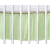Cache-sommier Décoratif pour  Lit Bébé 70x140 cm Vert Cœurs