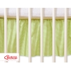 Cache-sommier Décoratif pour  Lit Bébé 70x140 cm Vert Rayures Cœurs