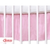 Cache Sommier Lit Bébé 70x140 cm Rose Cœurs