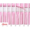 Cache Sommier Lit Bébé 70x140 cm Rose Cœurs