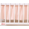 Cache Sommier Lit Bébé 60x120 cm Rose Poudré Prince / Princess