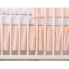 Cache Sommier Lit Bébé 60x120 cm Rose Poudré Prince / Princess