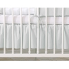 Cache Sommier pour Lit Bébé 60x120 cm Gris Prince / Princess