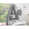 Ciel Conçu en Coton pour Lit de Bébé Anthracite Prince / Princess