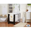 Ciel de Lit Bébé avec Fleche Blanc Voile Bonne Nuit