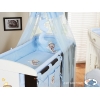 Ciel de Lit Bébé avec Fleche Bleu Voile Bonne Nuit