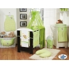 Ciel de Lit Bébé avec Fleche Vert Voile Bonne Nuit