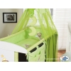 Ciel de Lit Bébé avec Fleche Vert Voile Bonne Nuit
