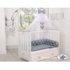 Ciel de Lit en Moustiquaire Grand Format Anthracite Mousseline