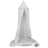 Ciel de Lit pour Enfants Baldaquin avec Nid Gris