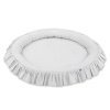 Ciel de Lit pour Enfants Baldaquin avec Nid Gris
