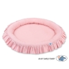 Ciel de Lit pour Enfants Baldaquin avec Nid Rose Poussiéreux
